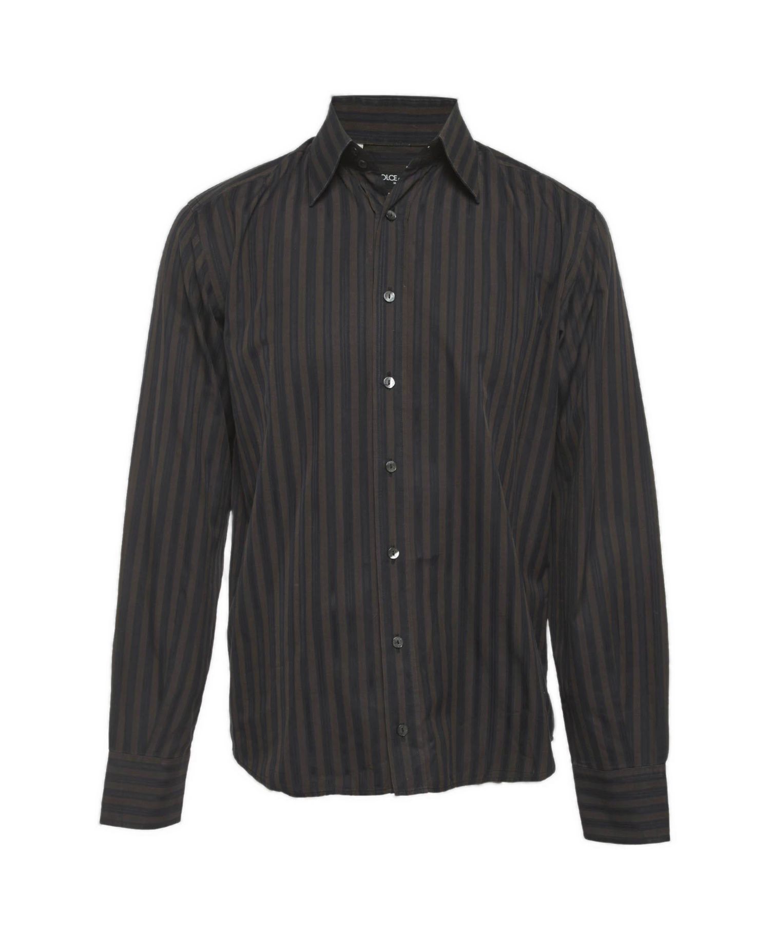 Men's Slim-Fit Striped Dress Shirt
