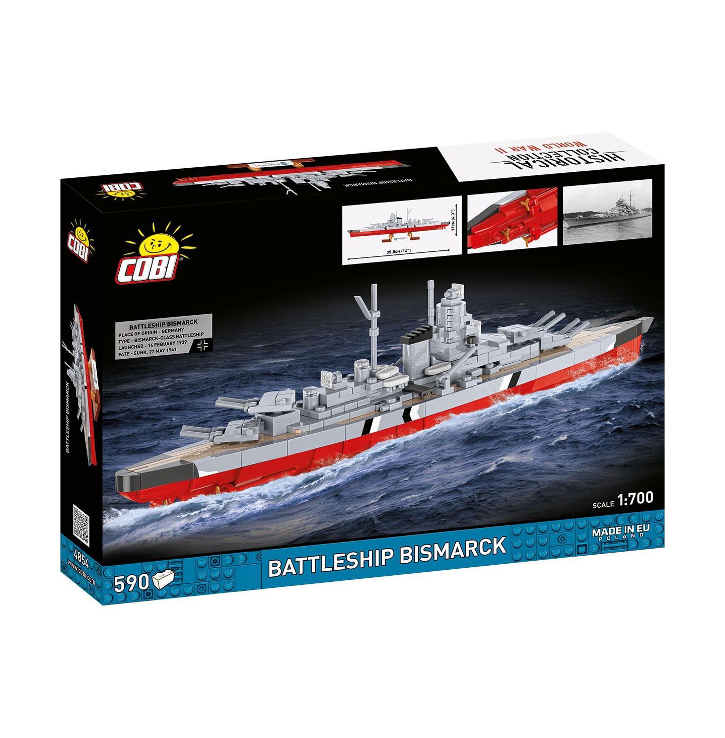 Детский конструктор COBI Wwii Battleship Bismarck 590-Piece Building Set, Ages 8+ — фото 2