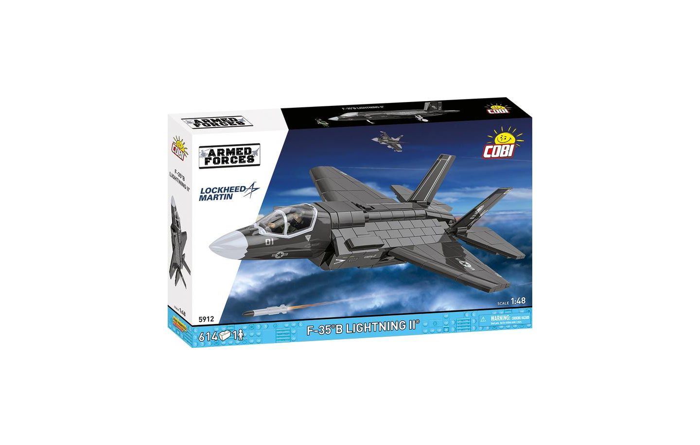 Детский конструктор COBI F-35B Lightning II 614-Piece Building Set, Ages 9 and Up — фото 1