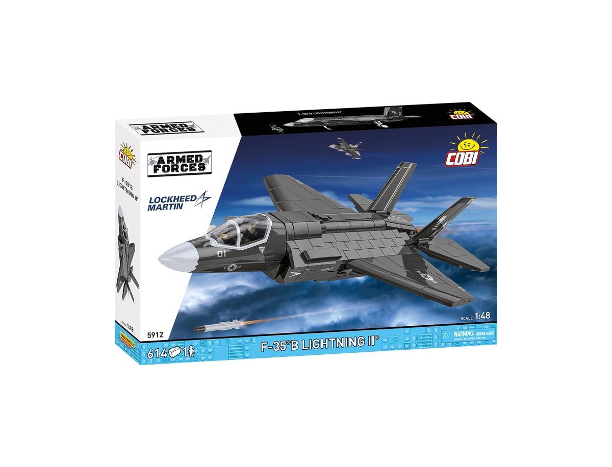 Cobi F-35B Lightning Ii 614-Piece Building Set, Ages 9 and Up