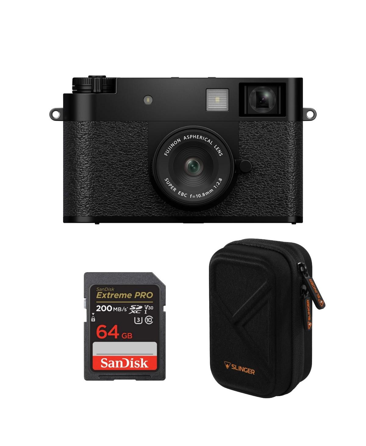 Fujifilm X half Full Hd (1080p) Touchscreen Point-and-Shoot Camera - Black