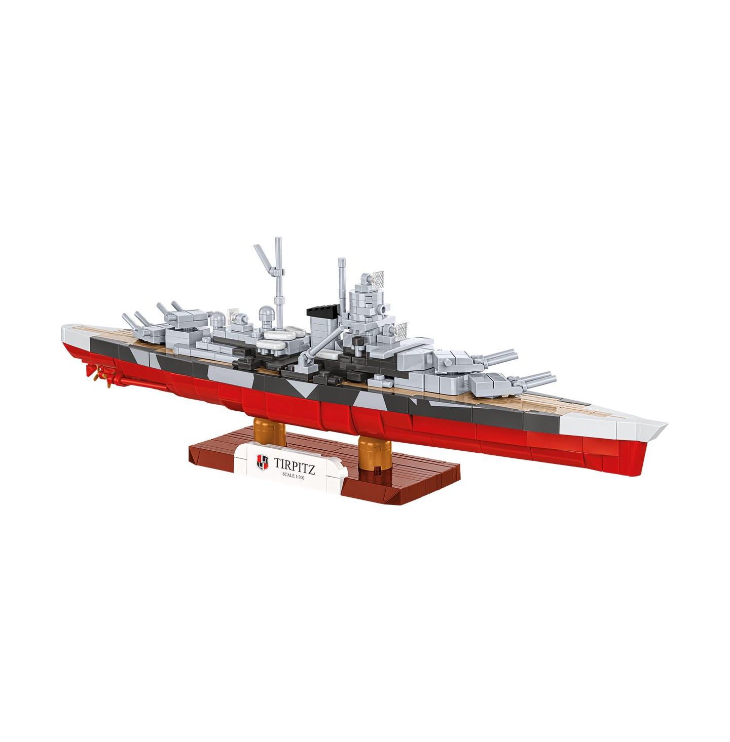 Детский конструктор COBI Historical Collection Wwii Battleship Tirpitz 593-Piece Building Set, Ages 8+ — фото 3