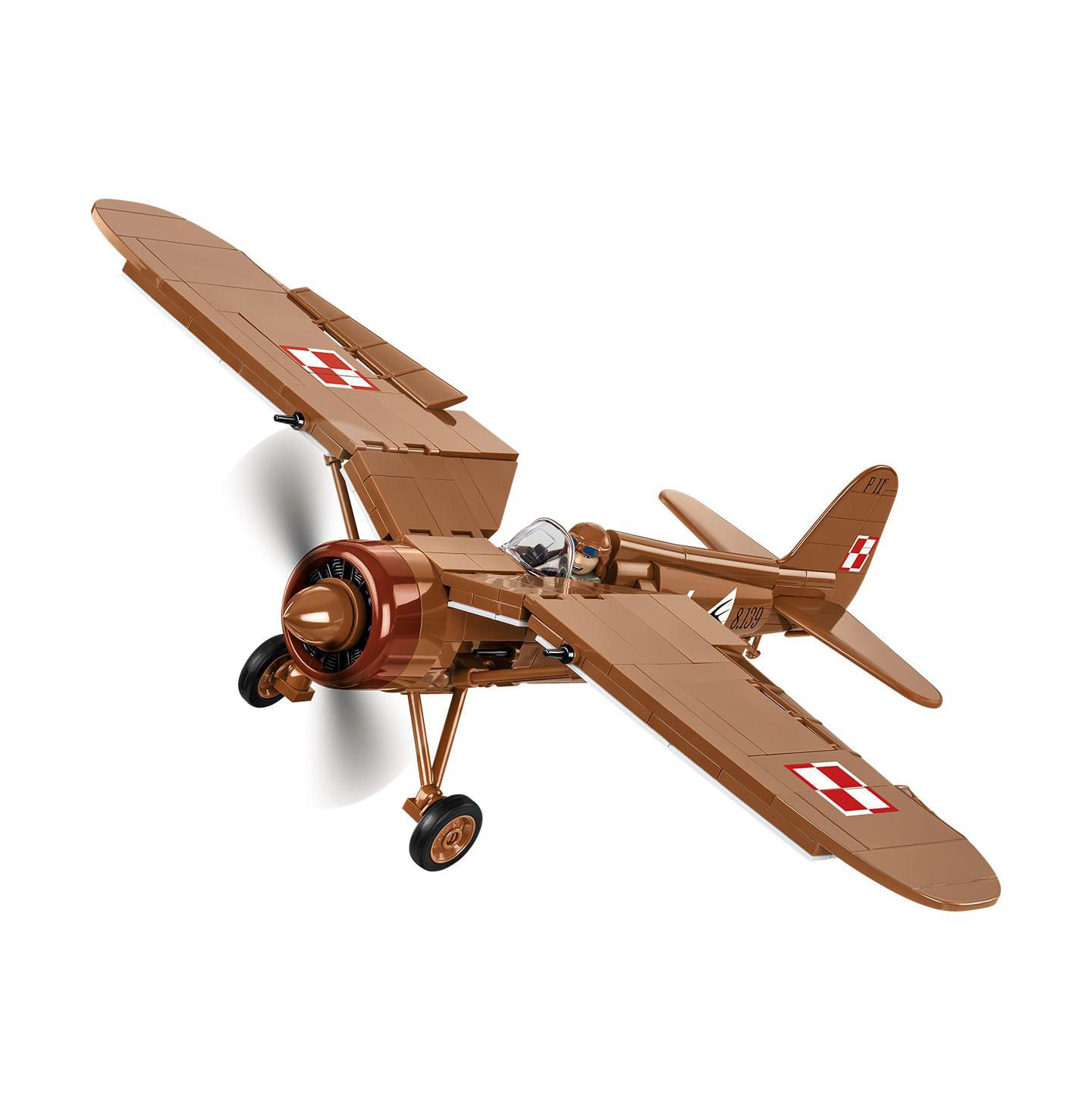 Детский конструктор COBI Historical Collection Wwii Pzl P.11c 320-Piece Building Set, Ages 7+ — фото 1
