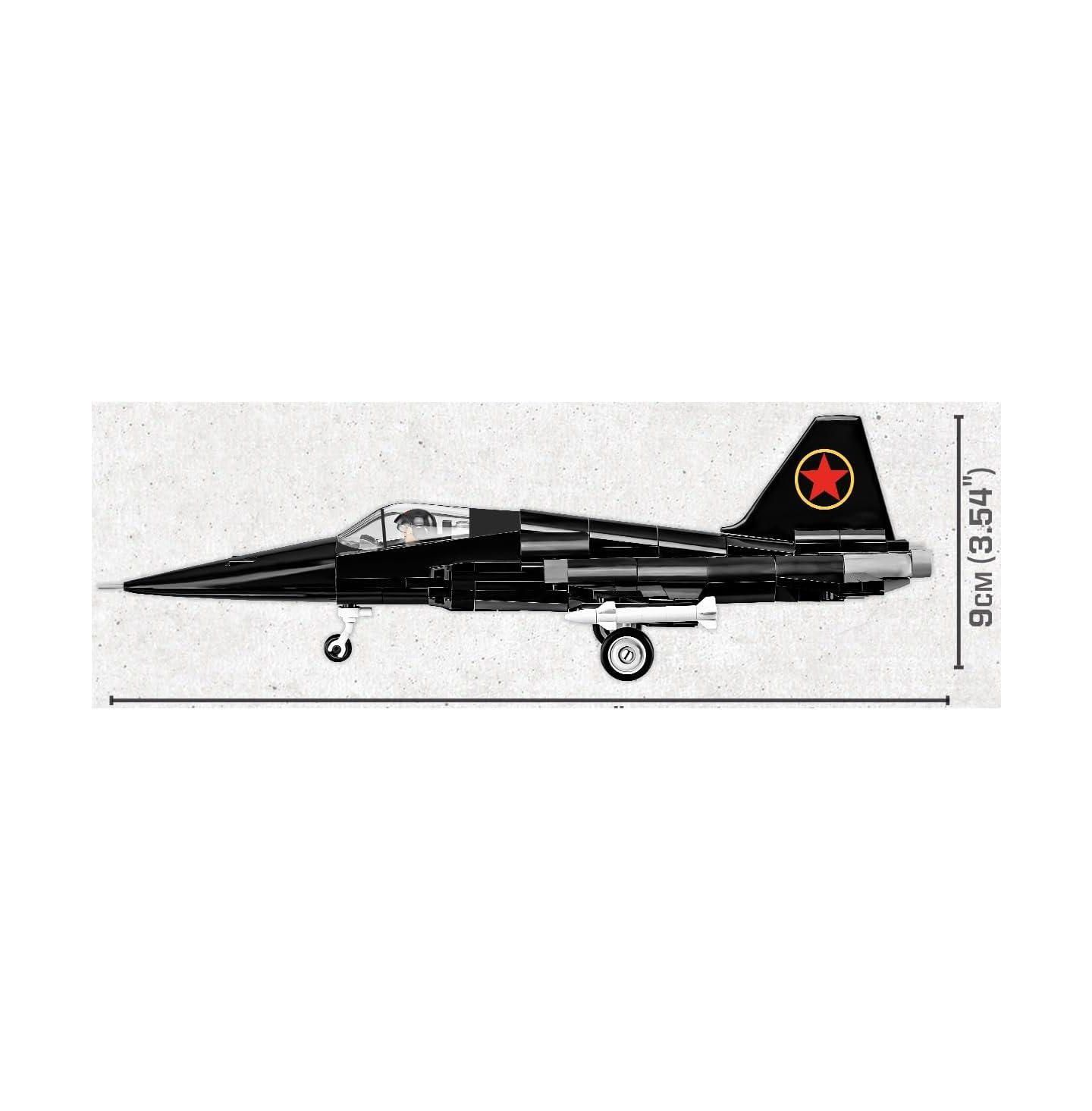 Детские конструкторы COBI MiG-28 Top Gun, 1:48 Scale, 332 pieces, Fighter Jet Model — фото 4