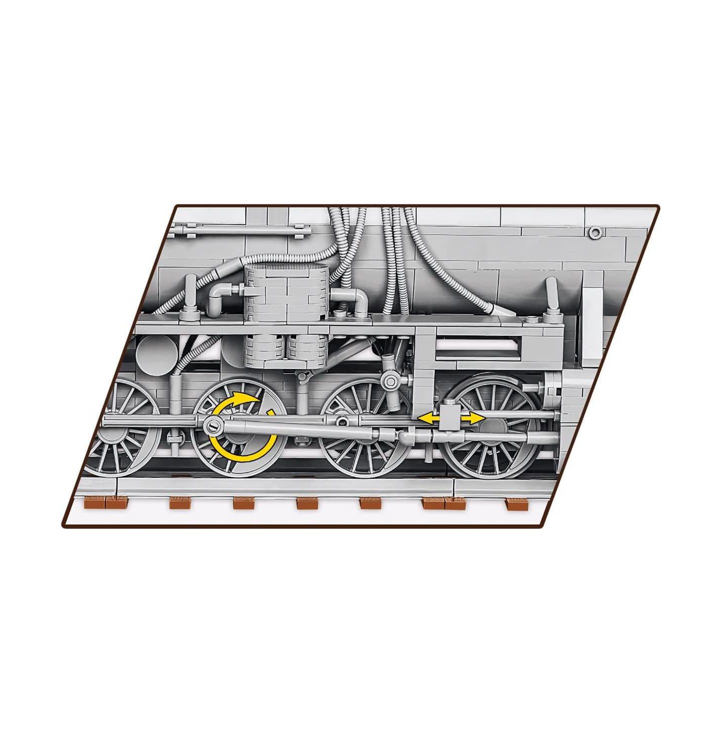 Детский конструктор COBI Historical Collection DR BR 52 2476-Piece Building Set, Ages 10+ — фото 4