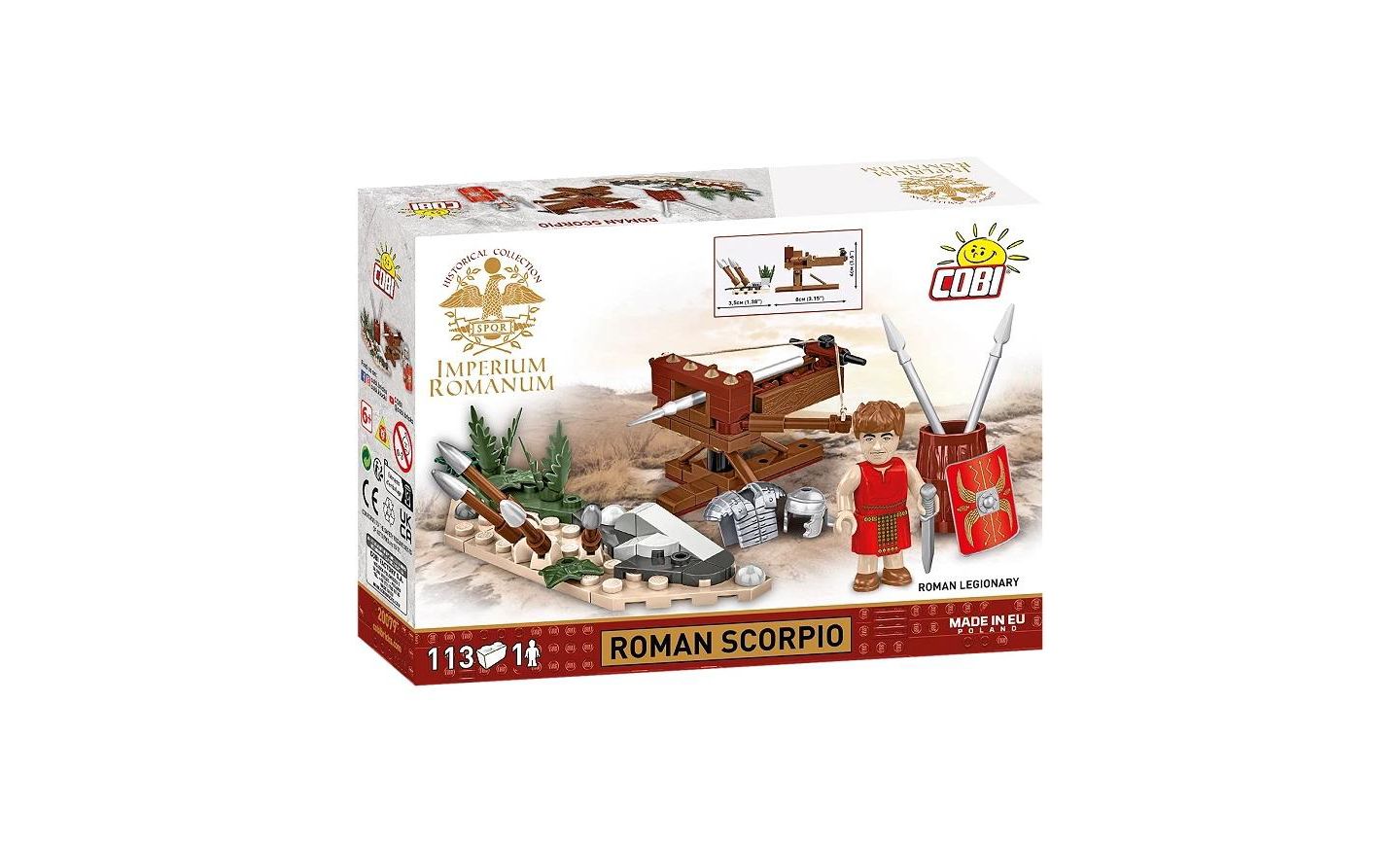 Детский конструктор COBI Roman Imperium Roman Scorpio 113-Piece Building Set, Ages 6+, цвет: Разноцветный — фото 2