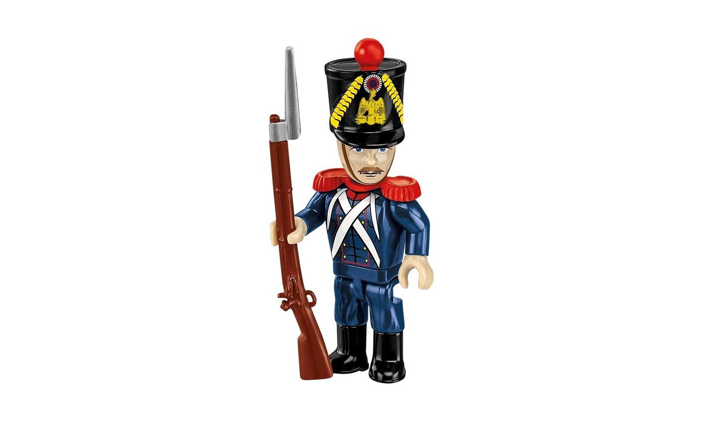Детский конструктор COBI Napoleonic Wars French Artilleryman and Cannon 97-Piece Building Set, Ages 6+ — фото 5