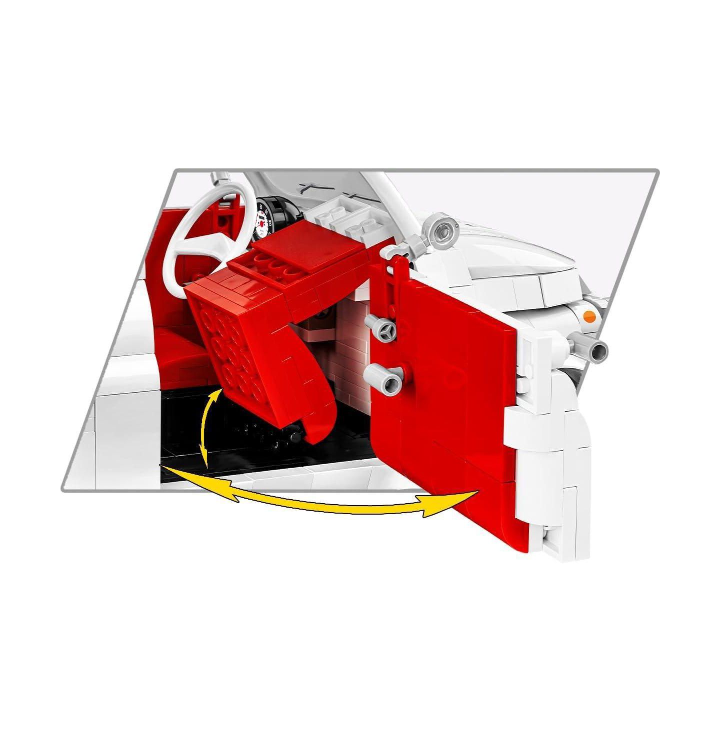 Детский конструктор COBI Fiat Abarth 595 1091-Piece Building Set, Ages 10+ — фото 3
