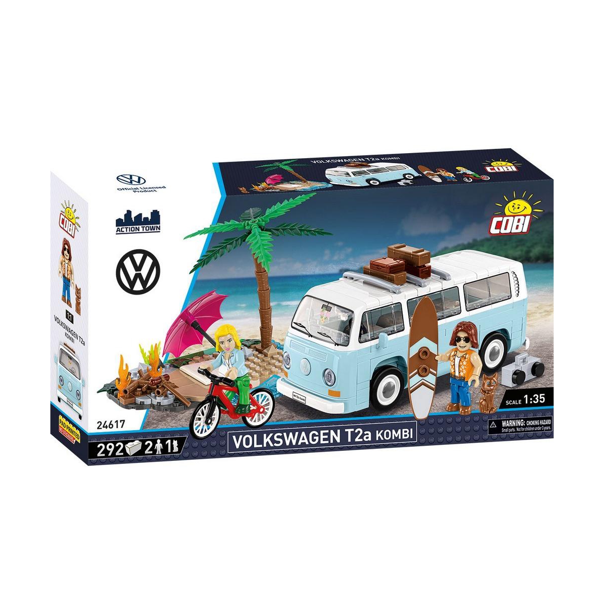 Cobi Volkswagen Action Town T2a Kombi 292-Piece Building Set, Ages 8+