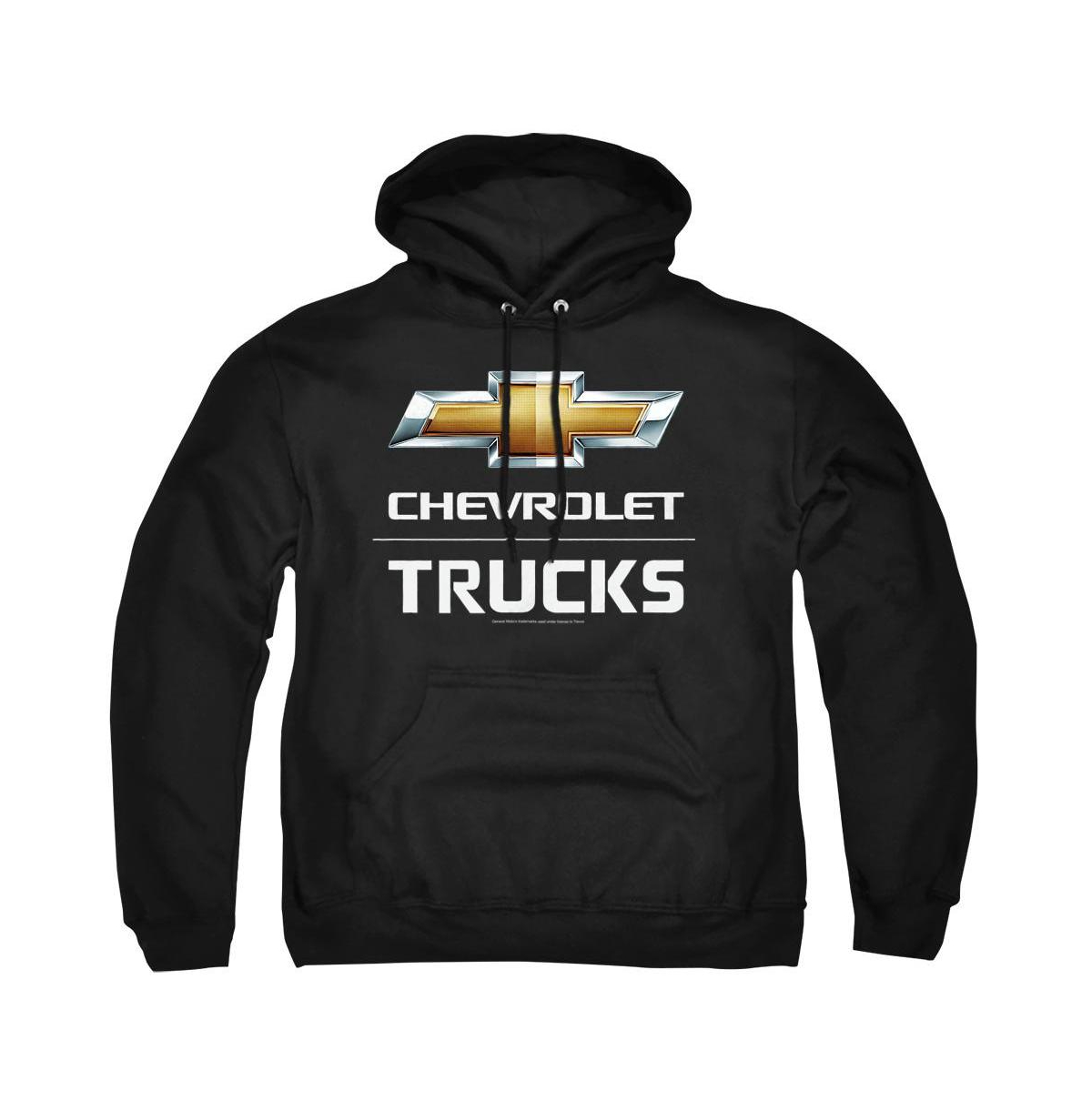 CHV248-AFTH-2 Chevrolet Trucks Adult Pullover Hoodie, Black - Medium