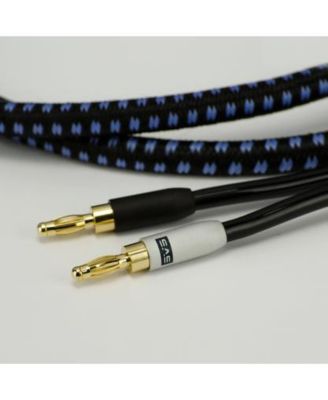 SoundPath Ultra Oxygen-Free Copper Speaker Cable with Banana Connectors, 10 ft.