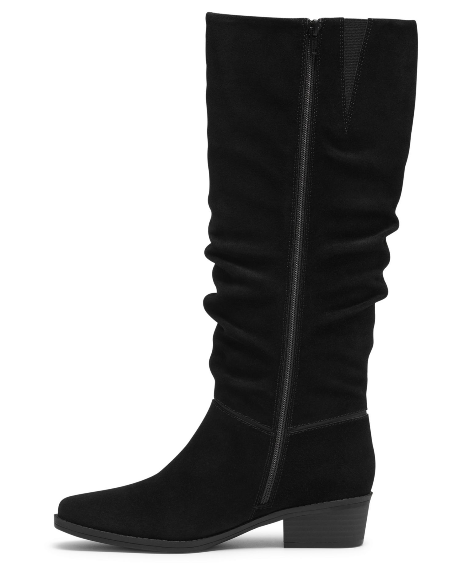 Women's Danyelle Rose Knee-High Square Toe Suede Boots