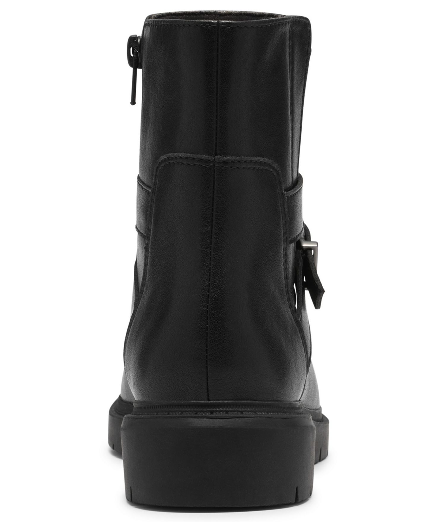 Женские ботинки Clarks Westlynn Lux Round Toe Booties, цвет: Чёрный кожаный — фото 3