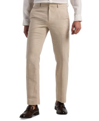 Men's Classic-Fit Herringbone Pants