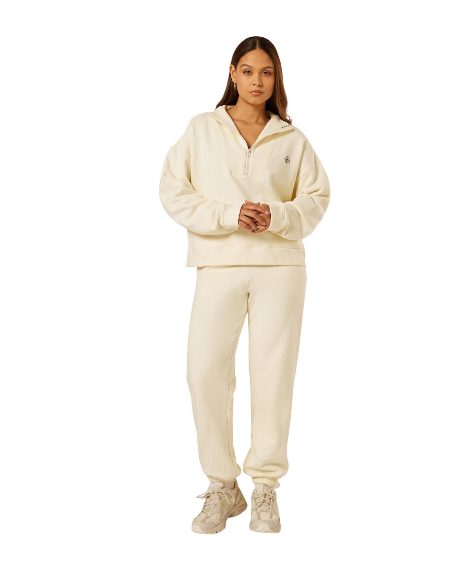 Women's Varsity Athletica Mock Neck Quarter-Zip Sweatshirt