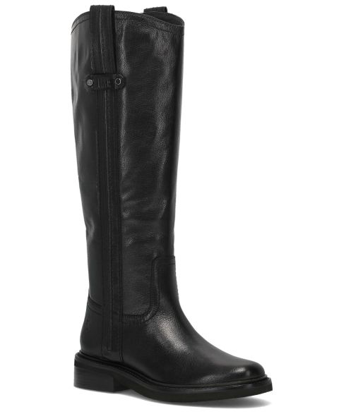 Женские ботинки Frye Phoebe Pull On Knee High, цвет: Чёрный