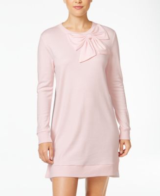 kate spade new york Big Bow and Contrast Back Sleepshirt - Lingerie