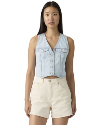 Women's Mainline V-Neck Cotton Racer Vest