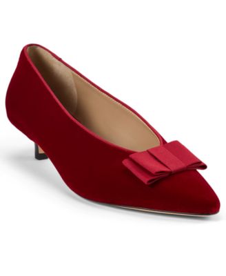 Women's Francesca Bow-Trim Slip-On Pumps