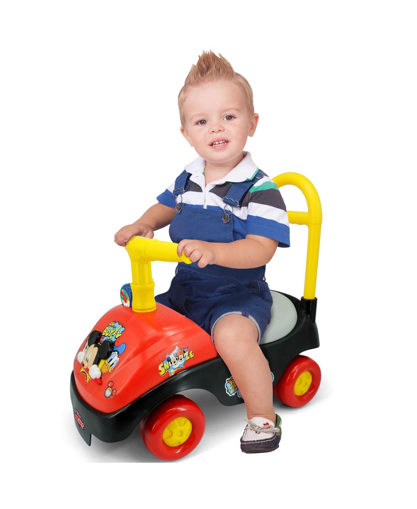 Детская игрушка Kiddieland Foldable Handle Ride-On Mickey Mouse With Engaging Sounds, Ages 1+ — фото 4
