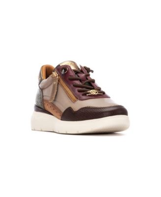 Women's Leather Casual Slip On Carmela Collection Sneakers