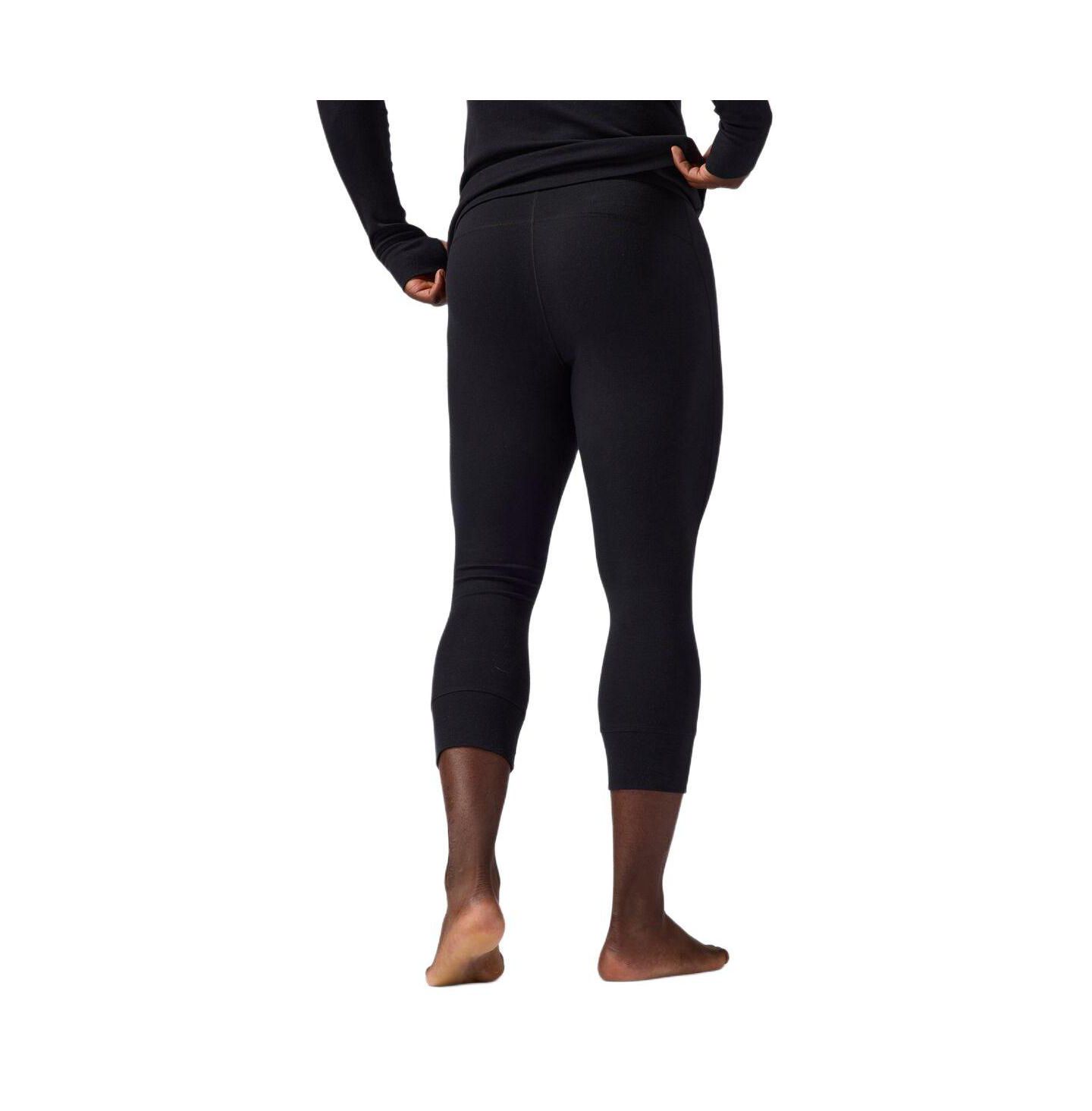 Мужские кальсоны Backcountry BGA Cedars RWS из мериноса, средней плотности, длиной 3/4, цвет: Чёрный — фото 2