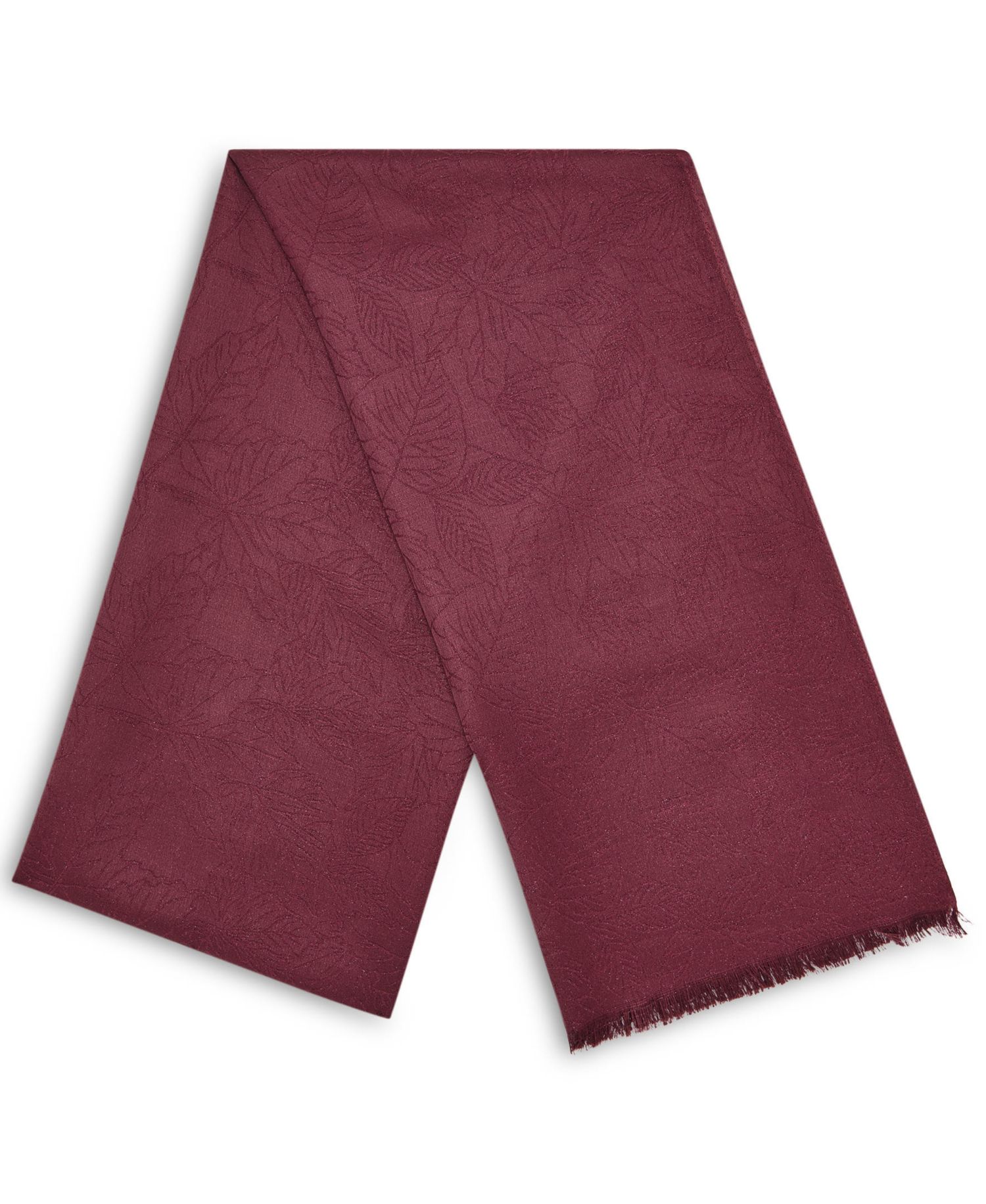 Pashmina Lurex Leaf Scarf