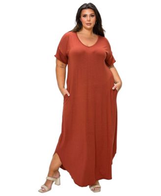 Plus Size Scarlett Pocket Maxi Dress