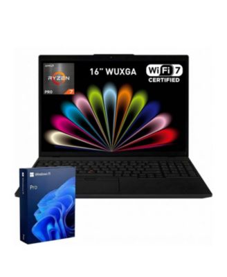 ThinkPad L16 16" FHD+ Touch Business Laptop, AMD Ryzen 7 Pro 250, AMD Radeon Graphics, 64GB DDR5, 2TB SSD, Wi-Fi 7, Win11 Pro, Black