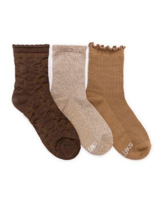 Women's 3 Pair Pack Whisper Soft Crew Socks
