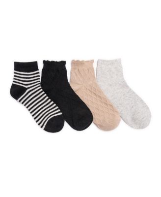 Women's 4 Pair Pack Mini Crew Wool Blend Socks
