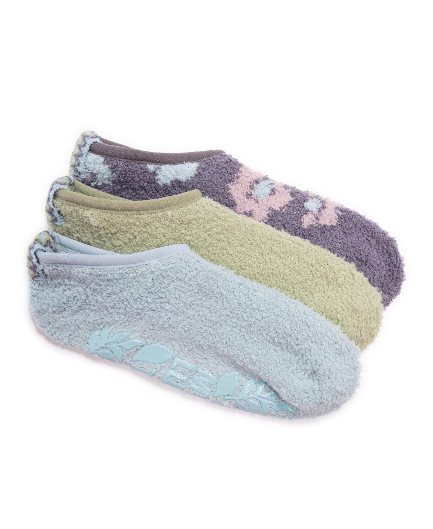 Women's 3 Pair Pack Low Cut Cozy Footie Socks