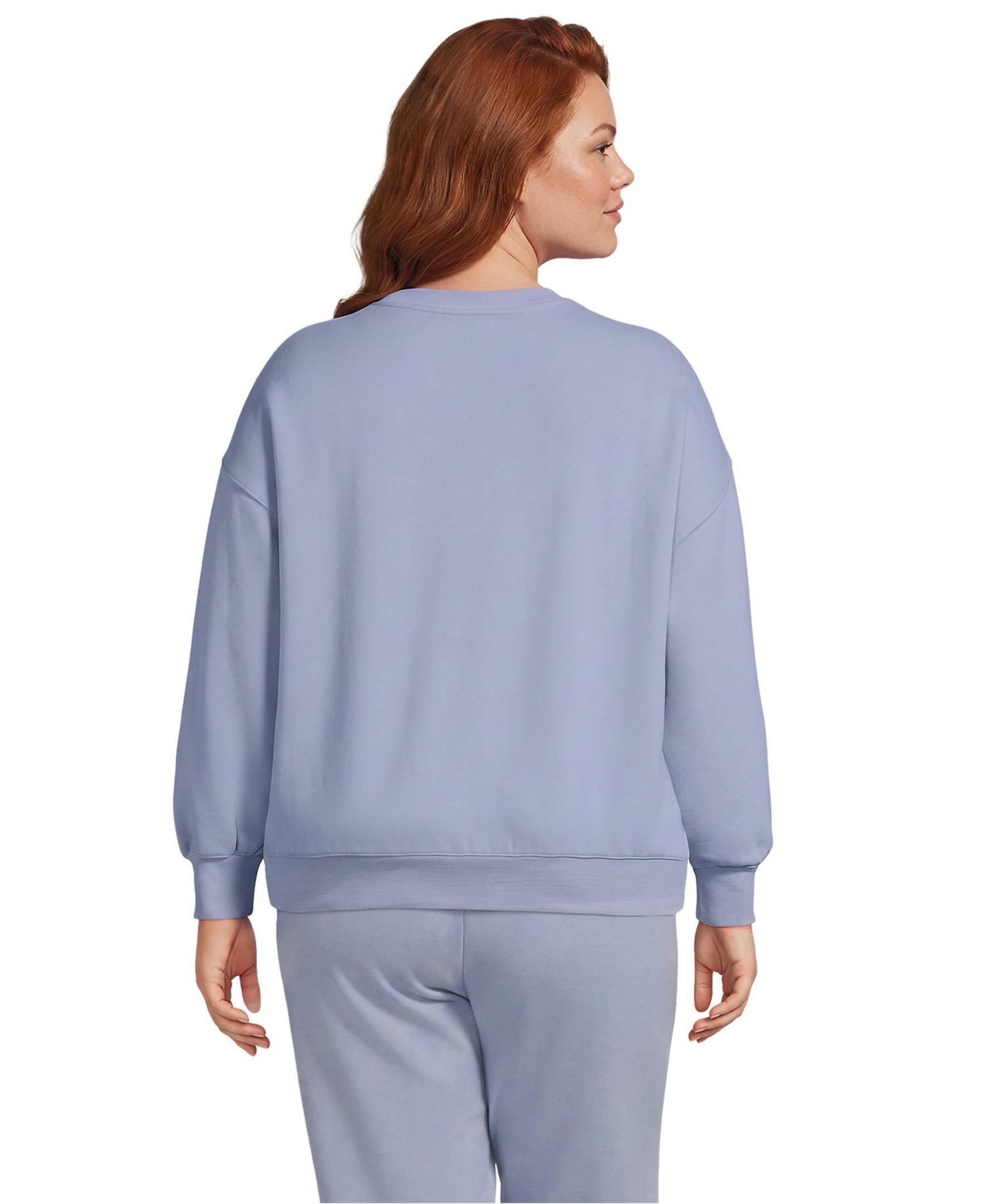 Plus Size Relaxed Serious Sweats Long Sleeve Crewneck Sweatshirt