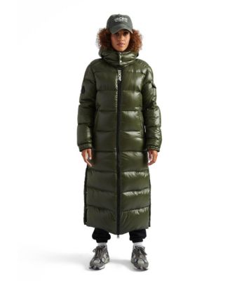 Women's High Collar Maxi Puffer Coat