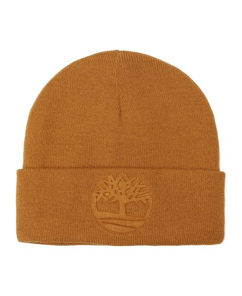 Мужская шапка Timberland Knit Embossed, цвет: Пшеничный
