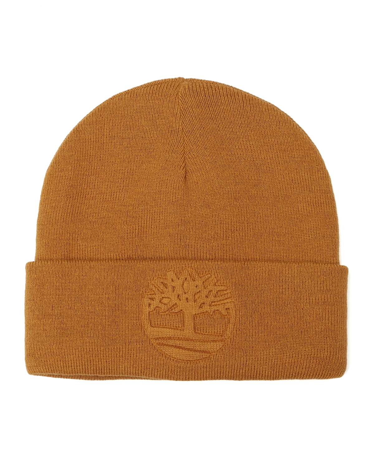 Timberland Knit Embossed Beanie In Wheat