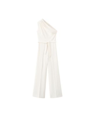 Women's Asymmetric Belt Jumpsuit
