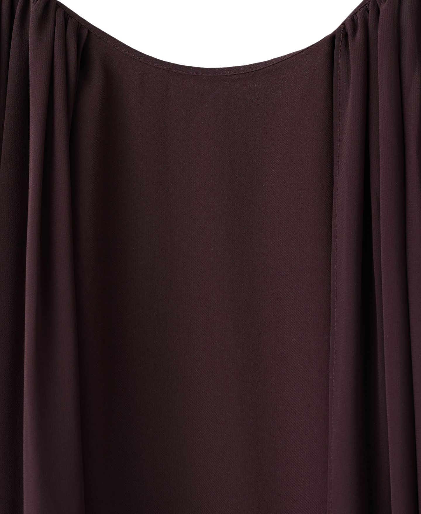 Женский комбинезон MANGO Wide-Leg Cape Jumpsuit, цвет: Шоколадный — фото 6