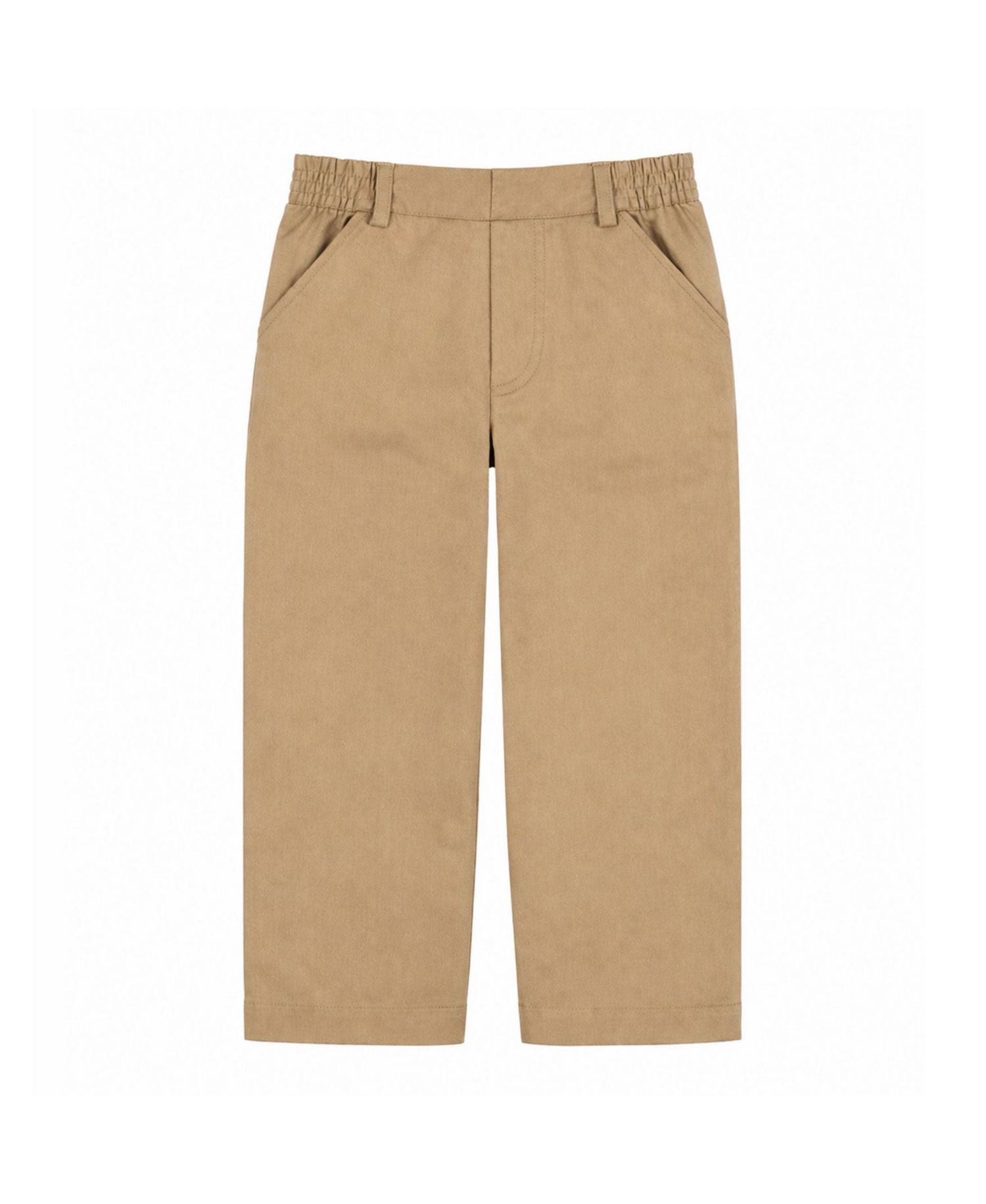 Baby Boy's 12M -24M Twill Fake Fly Pants