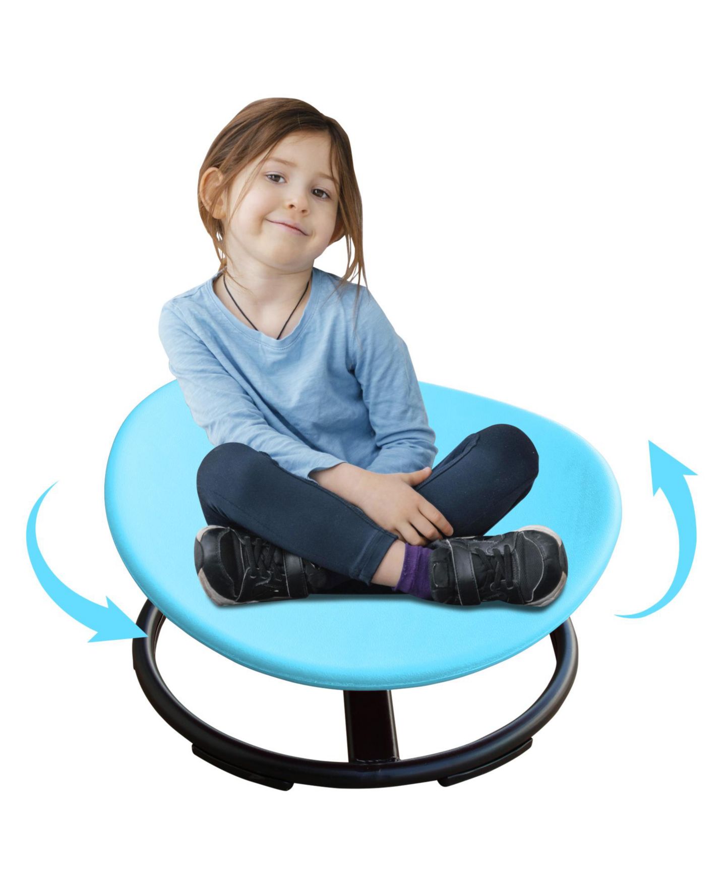 Детская игрушка ZENY Kids Sensory Swivel Chair, Adhd Support, Swivel Chair, Ages 5+, цвет: Синий — фото 7