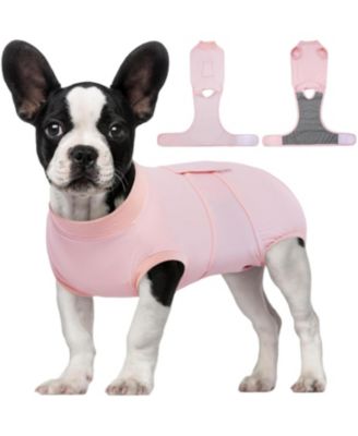 Breathable Stretch Recovery Bodysuit Onesie for Dogs, Post-Surgery Wound Protection Suit