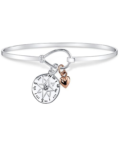 Unwritten Compass Charm Bracelet in Sterling Silver & Reviews