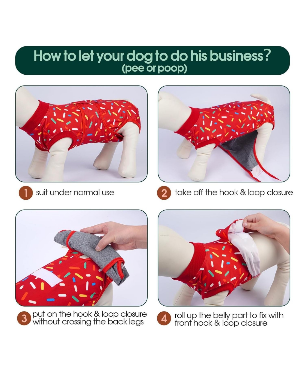 High-Elastic Post-Surgery Recovery Onesie Suit for Dogs and Cats