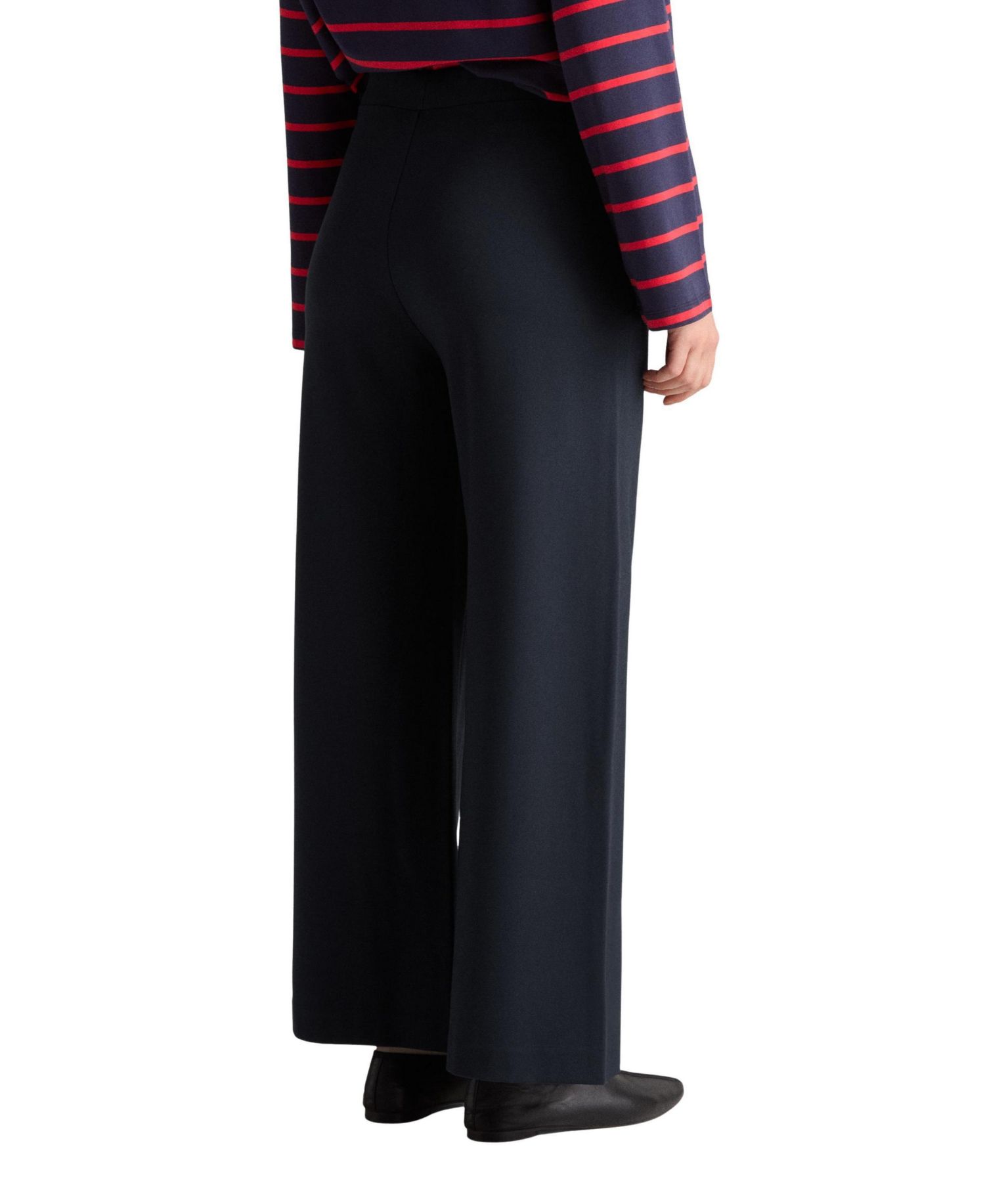 Women's Lottie Wide-Leg Cropped Pull-On Pants