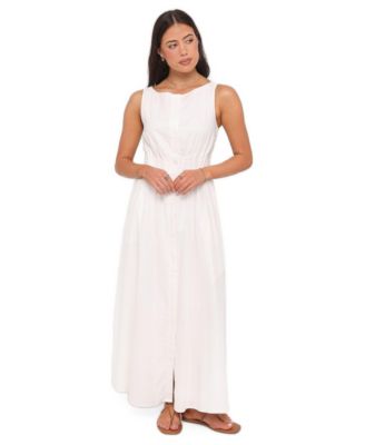 Women's Prunella A-Line Midi Boat Neck Dress