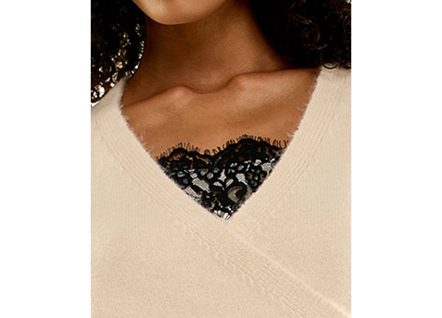 Juniors' Wrap Sweater and Lace Trim Midi Slip Dress, 2-Piece Set