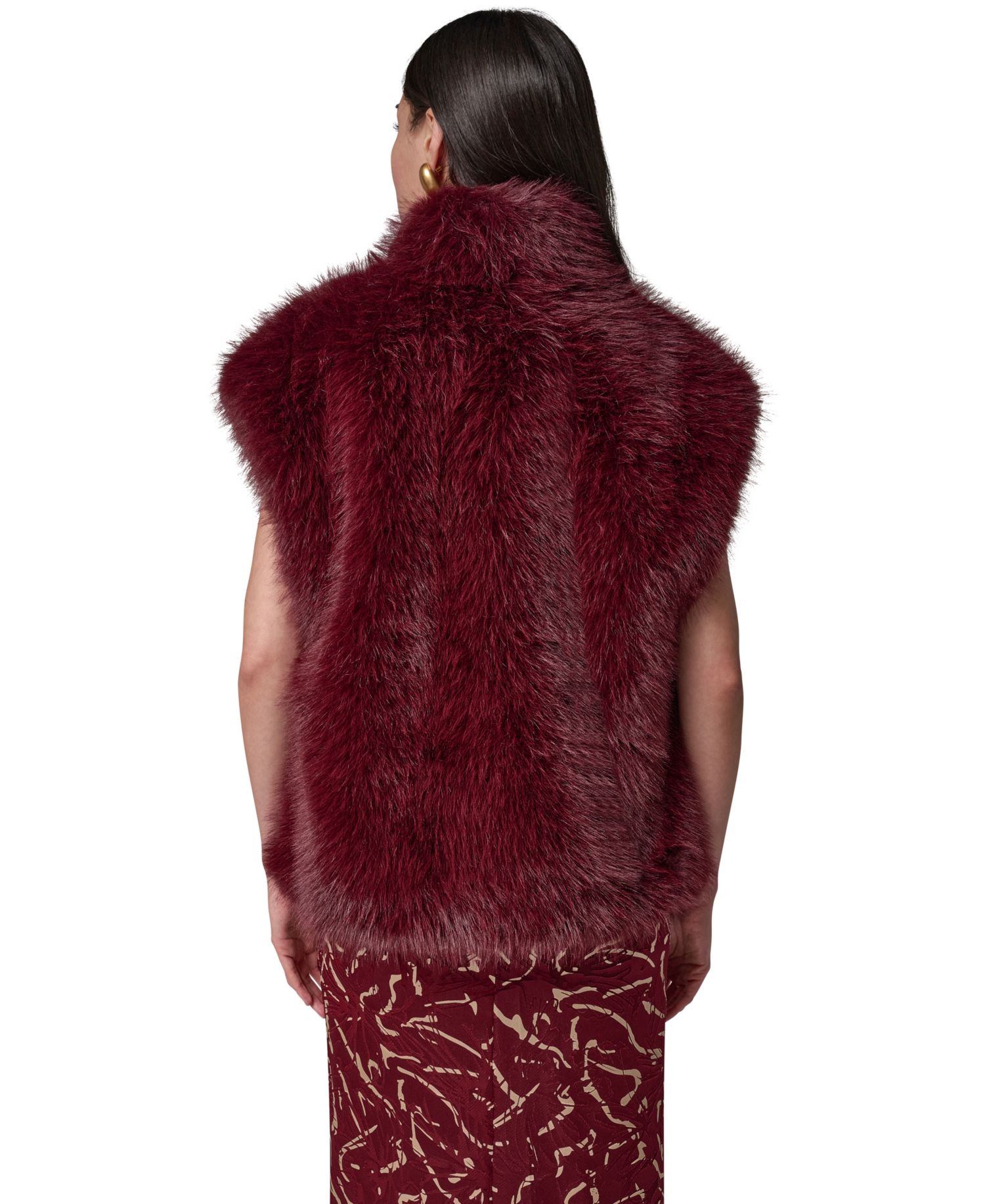 Women's Faux-Fur Sleeveless Vest