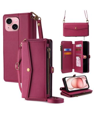 5-in-1 Wallet Case for Apple iPhone 12-17