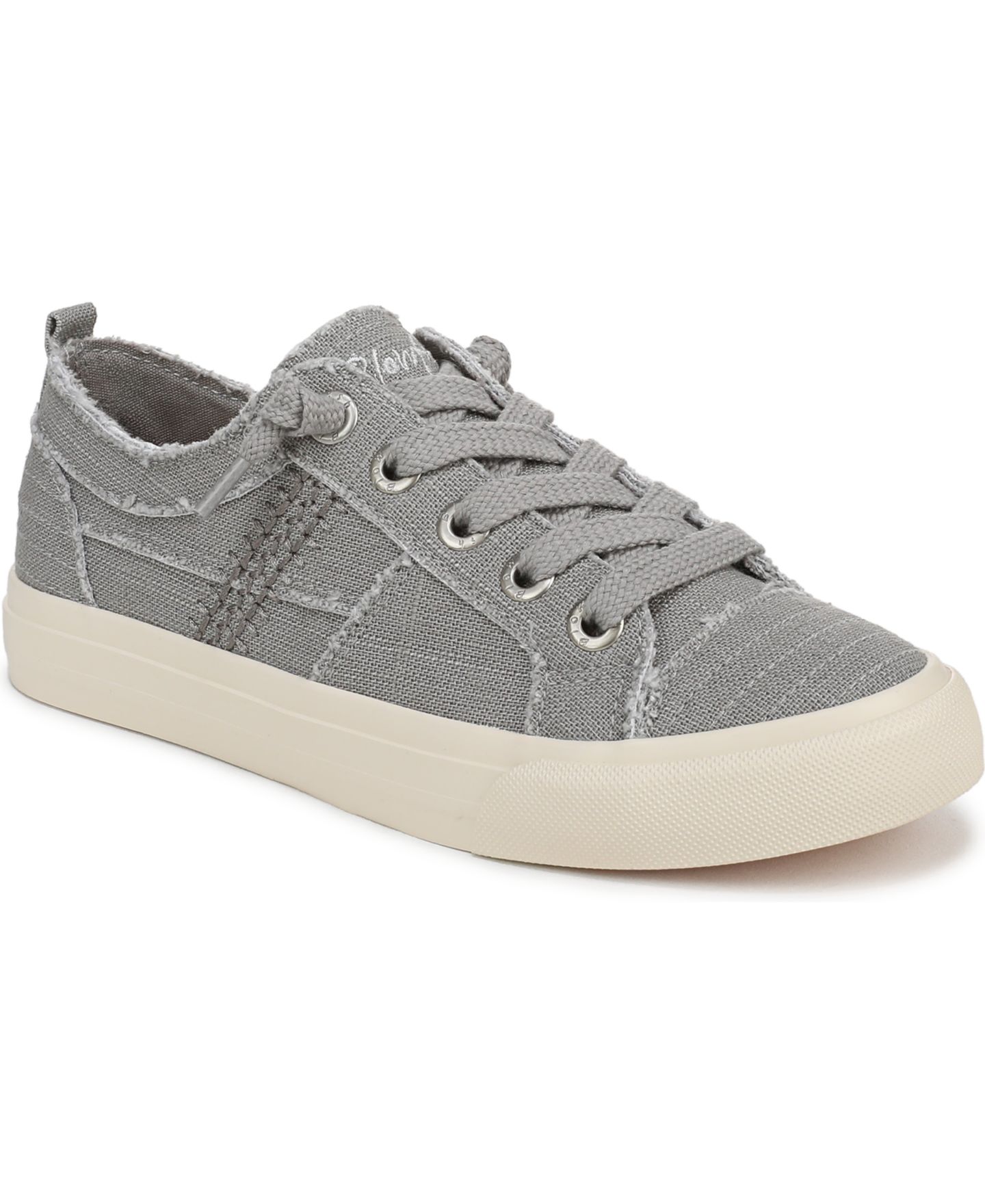 Женские кроссовки Blowfish Malibu Muse Linen Lace-Up, цвет: Серый льняной — фото 1
