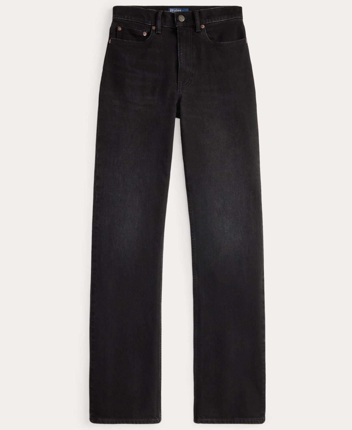 Женские джинсы Polo Ralph Lauren Relaxed Straight High-Rise, цвет: Варёный — фото 6